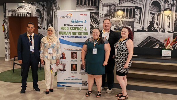 Kutatóink sikere a római Food Science & Human Nutrition konferencián